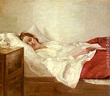 Asleep by Carl Vilhelm Holsoe